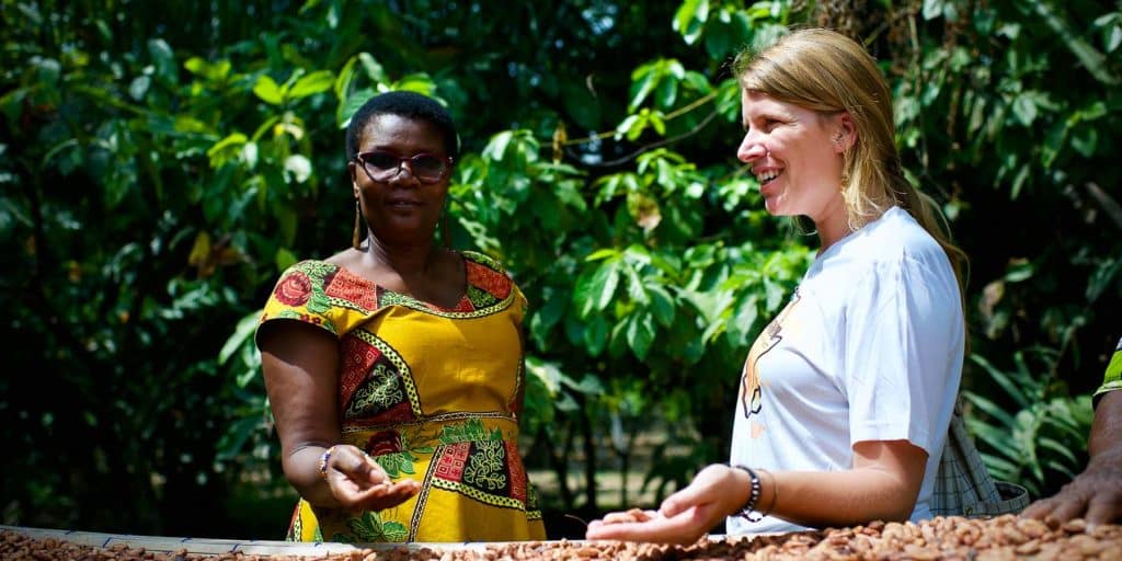 Two women at Cultivate Foundation