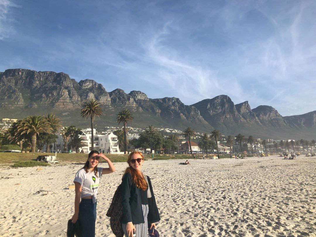 Lotte beach Sophie Siessmeier Greenpop intern Cape Town South Africa Environmental