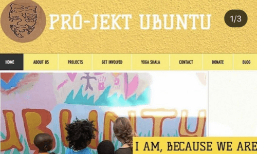 Website of Pro-Jekt Ubuntu 