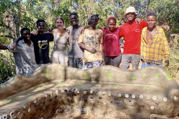 intern with locals in Malawi