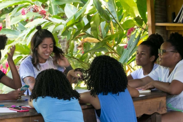 intern in Brazil working with local girls