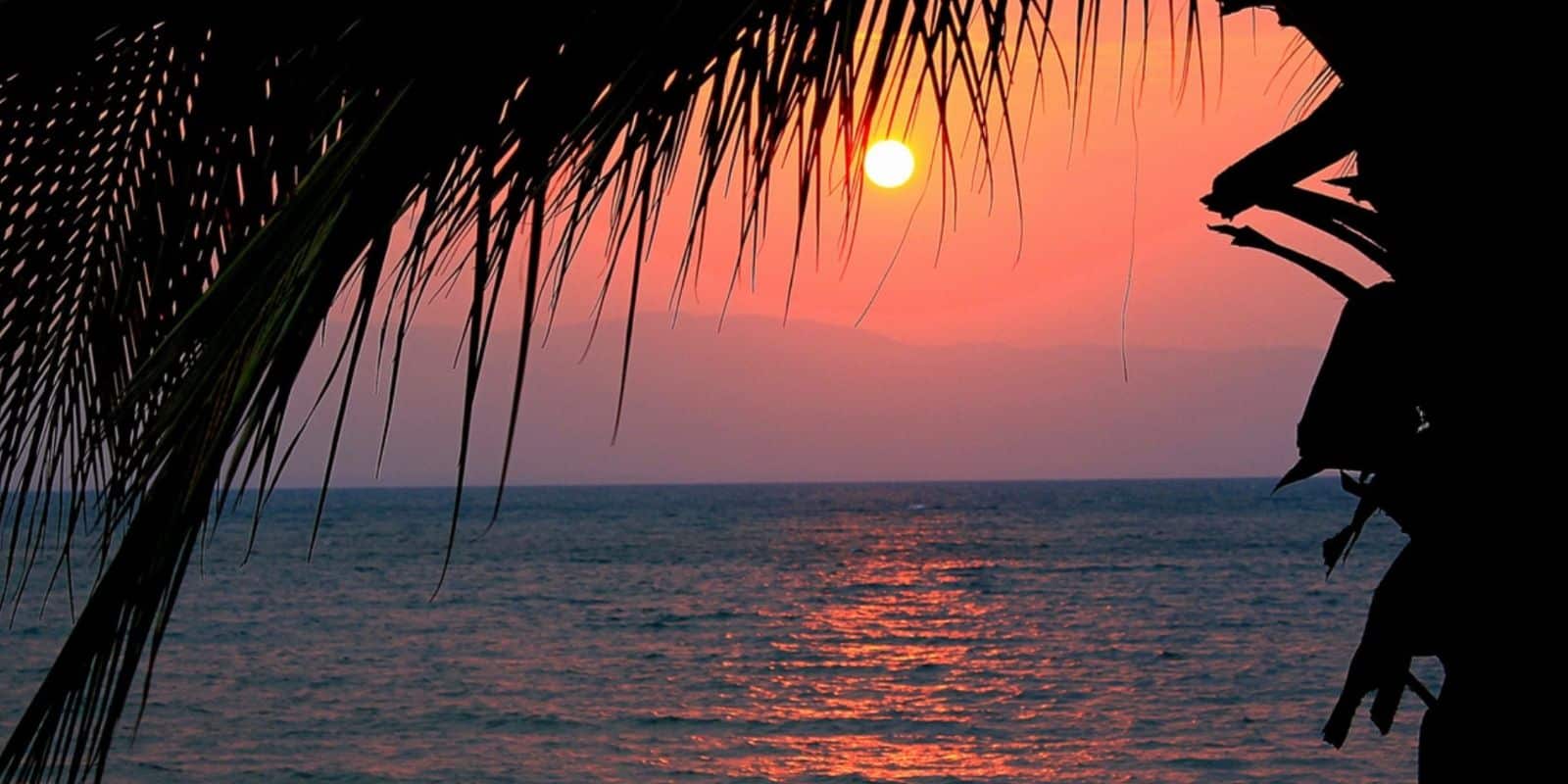 landscape photo of a sunset in lake malawi