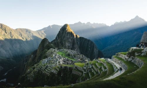 landscape photo of Machu Pichu in Peru