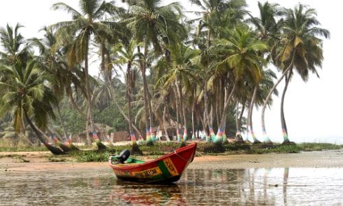 beach in Ada, Ghana