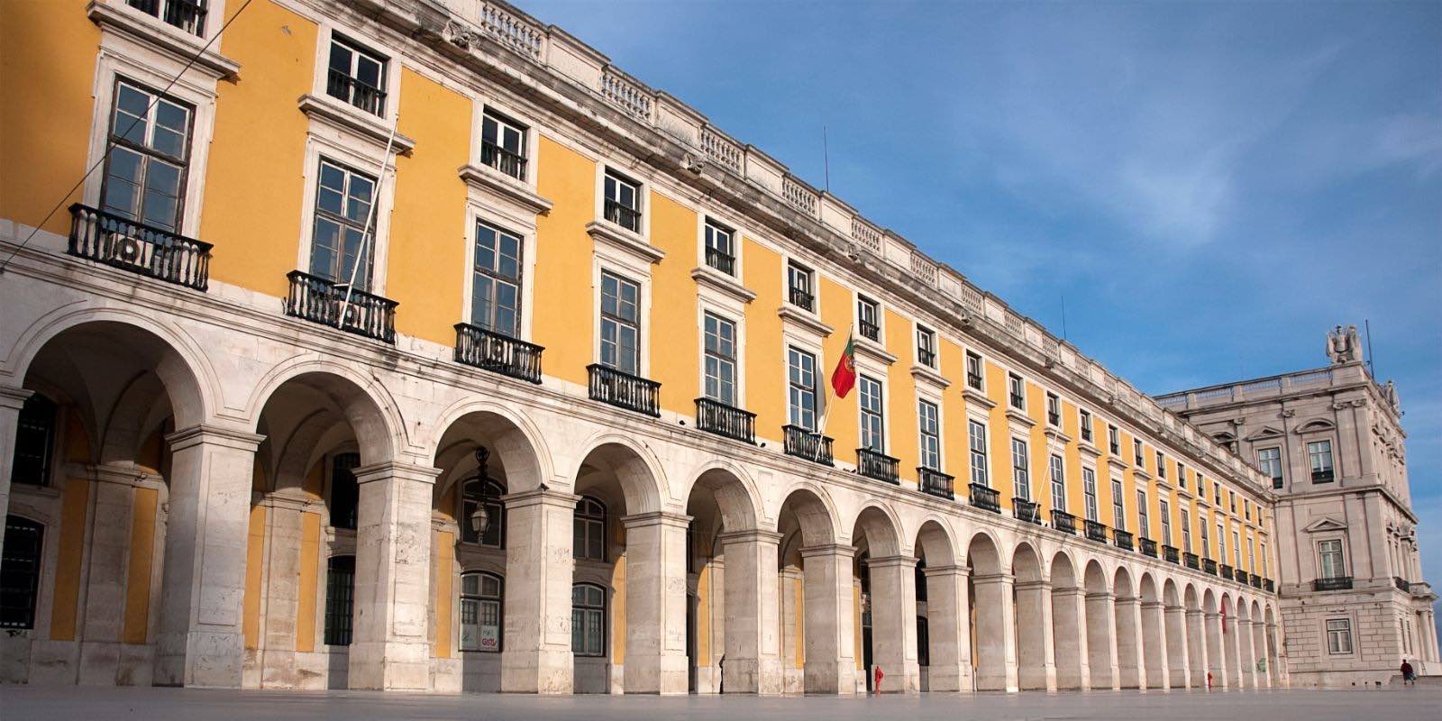 The Praça do Comércio in Portugal