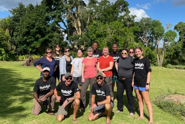group of volunteers for wellbeing coordinator internship