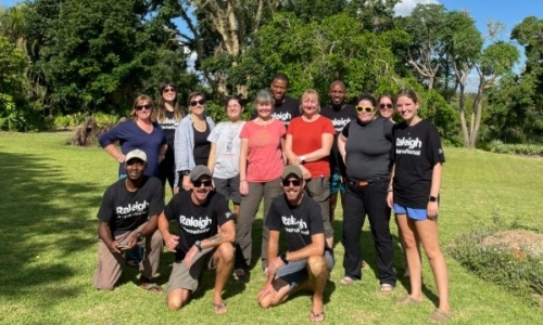 group of volunteers for wellbeing coordinator internship