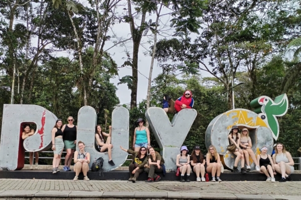 Exploring Puyo while participating in a wildlife internship in Ecuador.