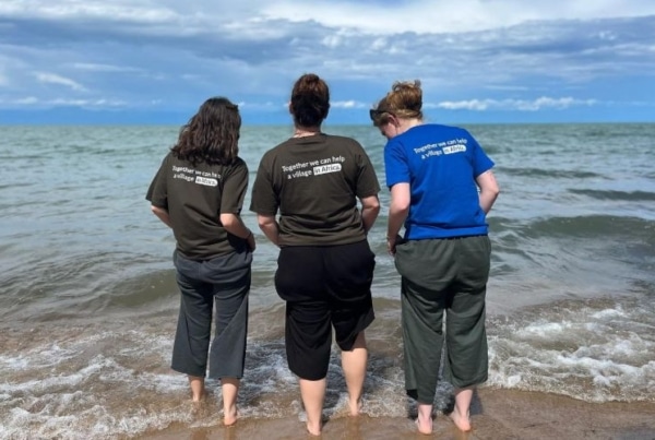 Three law & human rights interns enjoying the beach in Malawi.